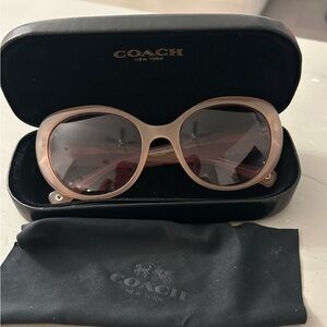 Vintage Coach Women's Sunglasses - Rose